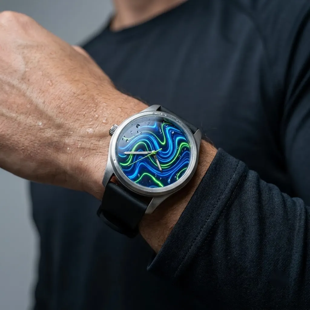 Dynamic Energy Motion Alloy Luxury Quartz Watch