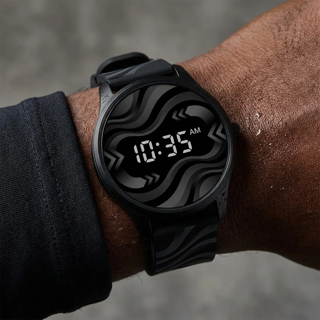 Dynamic Pulse Motion Black Fashion Watch