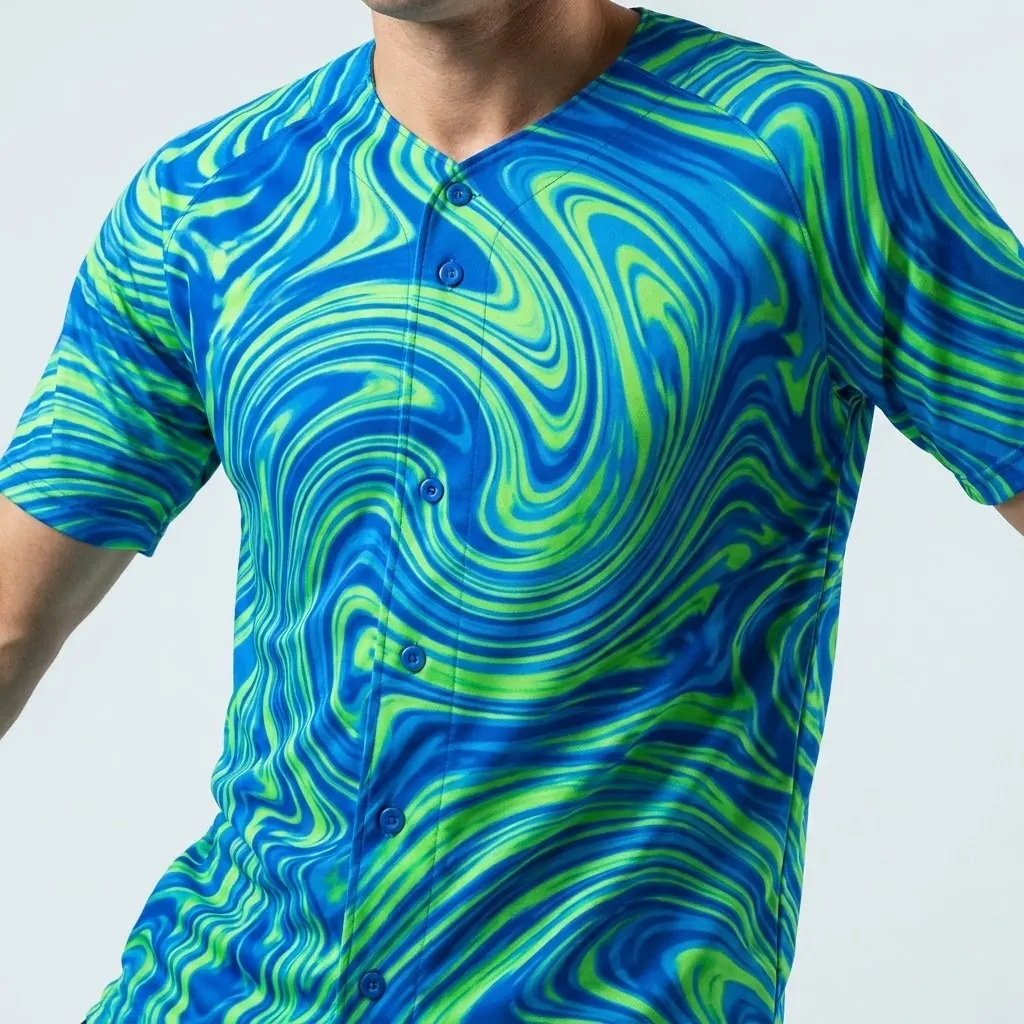 Energy Motion Pulse Baseball Jersey