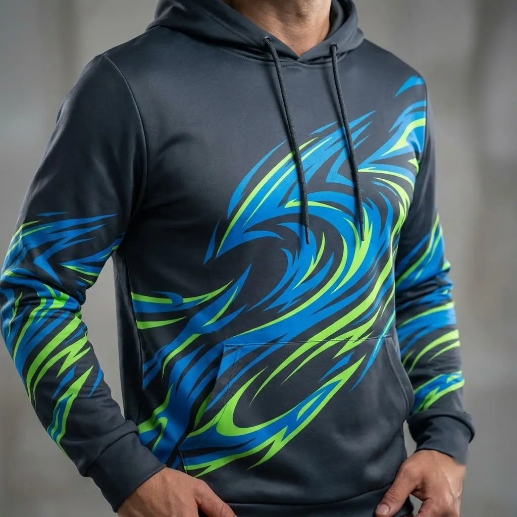 Electric Wave Motion Energy Hoodie
